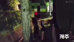 야외에서 트럭기사한테 대주는년 - 국산야동 한국야동